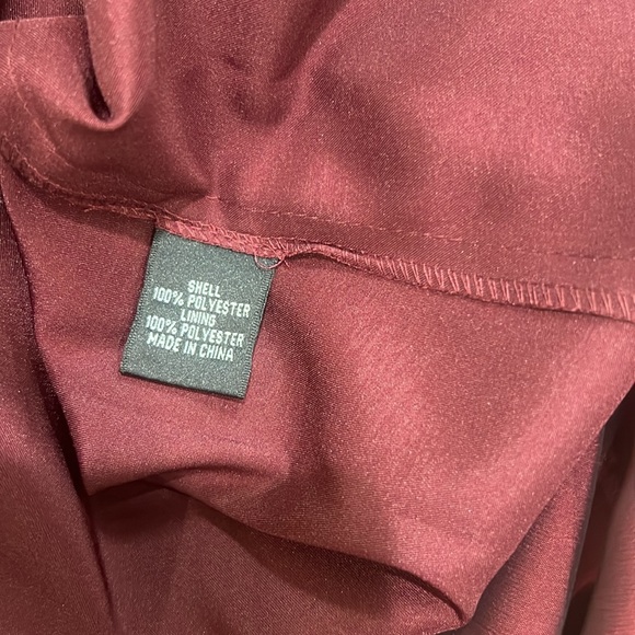 Adrianna Papell one shoulder chiffon long gown - Picture 9 of 9